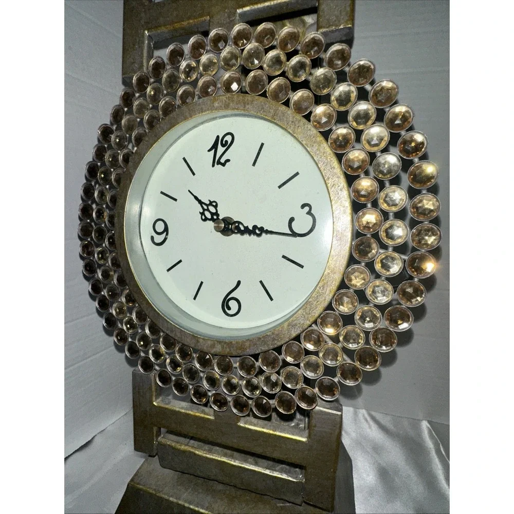Pier 1 Clock Watch Table Top Bling Vintage Pier One Imports Gorgeous